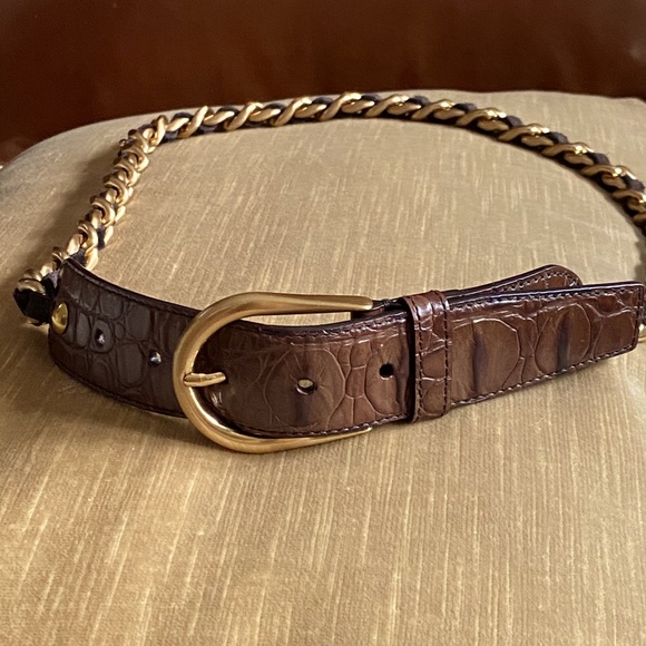 Miu Miu leather chain belt - Picture 1 of 9